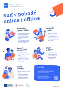 Bud v pohodě online i offline (Zdroj: Digitalizace ve vzdělávání, Národní pedagogický institut ČR)