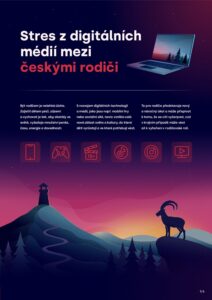 Stres z digitálních médií mezi českými rodiči 2025 (Zdroj: Doc. Mgr. Kateřina Lukavská, Ph.D., Katedra psychologie, PEDF UK, Klinika adiktologie 1.LF UK a VFN, Úřad vlády ČR)